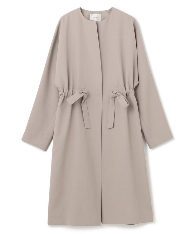 BEIGE， MARIE / ノーカラーコート Taupe