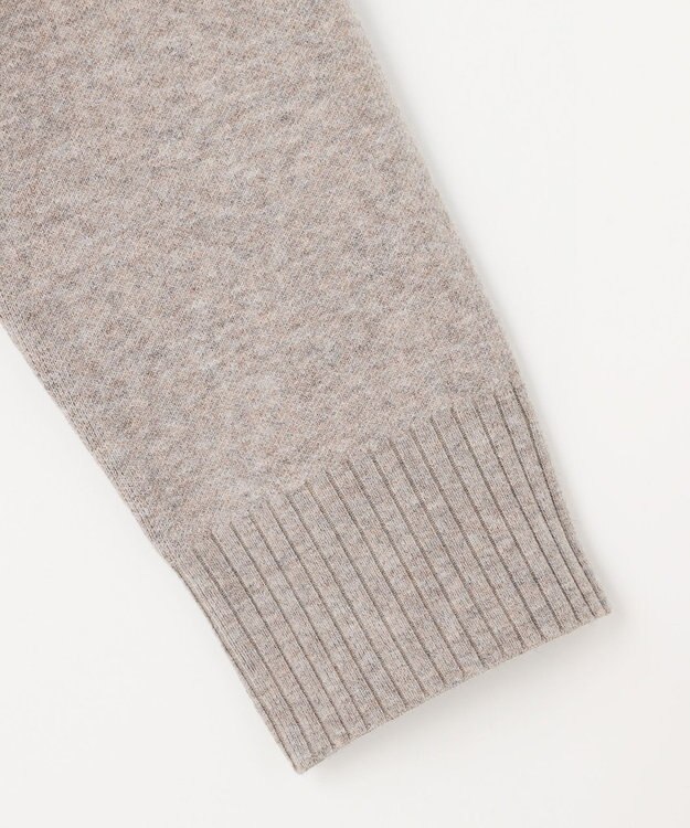 ANY SIS リブポイント ニット ベージュ