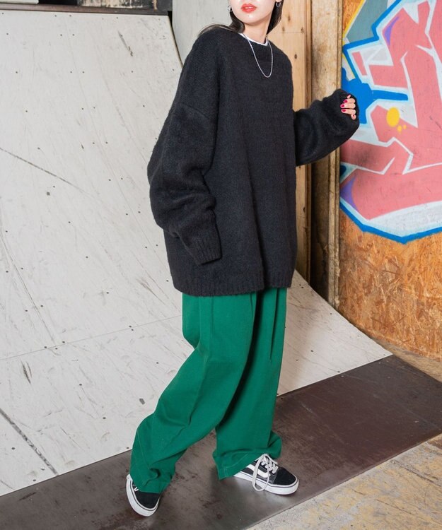 WEGO スケーターパンツ ダークグリーン