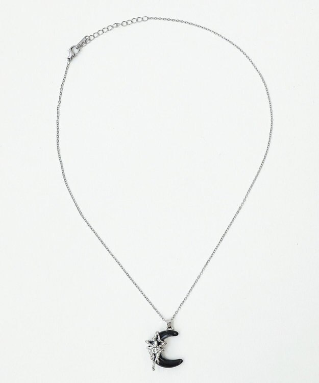 WEGO Lブラックストーンモチーフネックレス 柄1