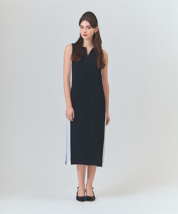 GRACE CONTINENTAL ケープレイヤードドレス ブラック