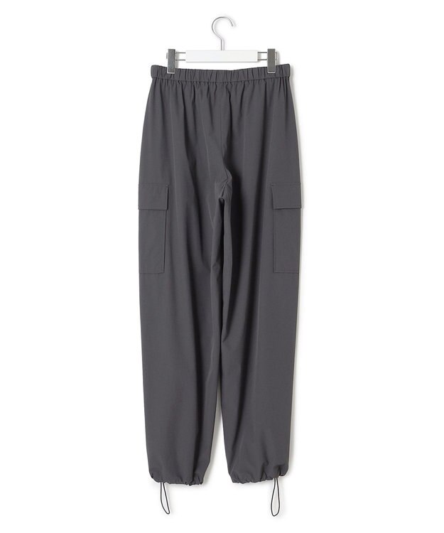 23区 【撥水加工/洗える】ナイロン2WAYストレッチ パラシュート パンツ グレー系