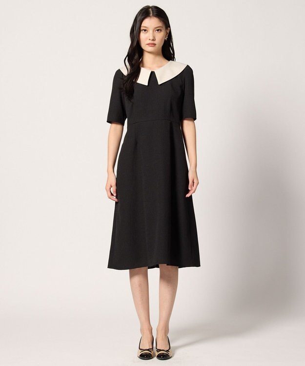 TOCCA 【00サイズあり・洗える・UVケア】FLYING SAUCER ドレス ブラック系