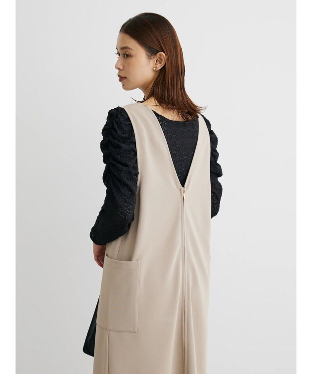 Green Parks ・Ｐｅｔｉｔ　Ｆｌｅｕｒ　フラワーレースプルオーバー Black