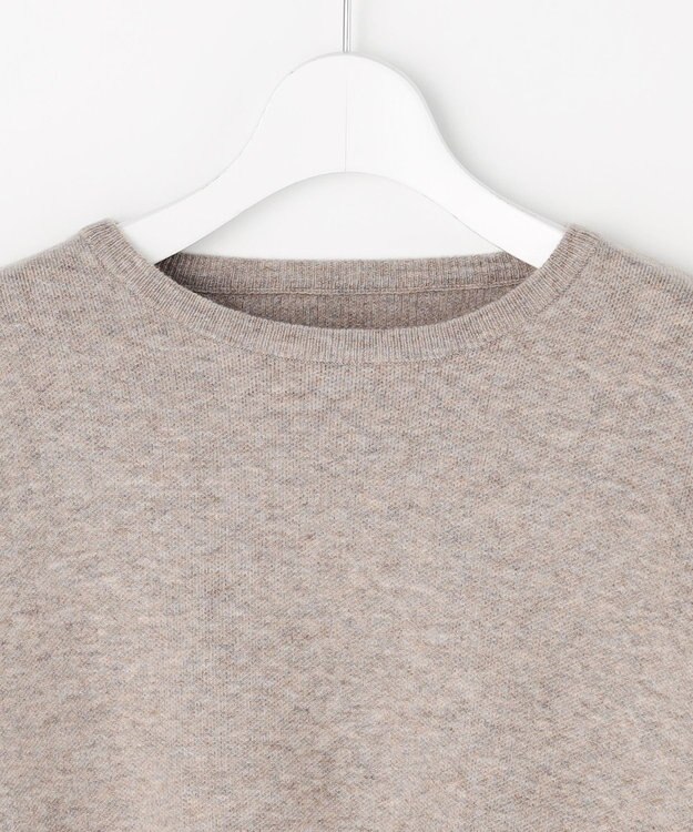 ANY SIS リブポイント ニット ベージュ