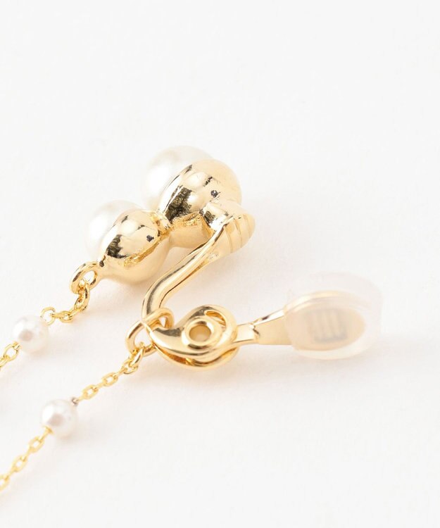 23区 【APPLAUDIR】チェーンパール イヤリング ゴールド系