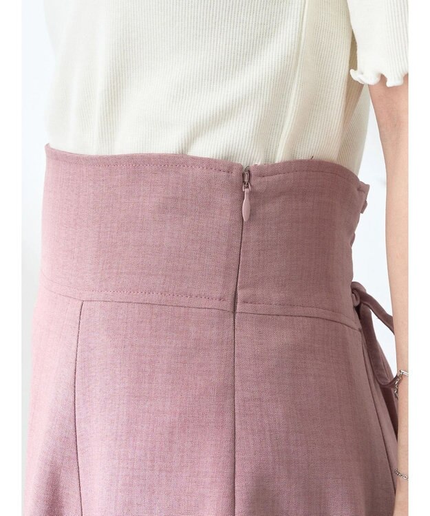 earth music&ecology バックレースアップスカート Pink