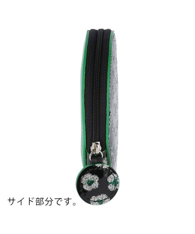 tsumori chisato CARRY グリッターフラワー コインケース 小銭入れ ブラック