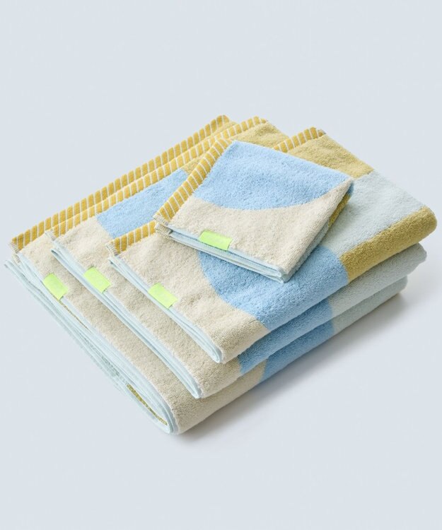 COQ 【SUPER ZERO】TOTEM BLOCK ハンドタオル イエロー