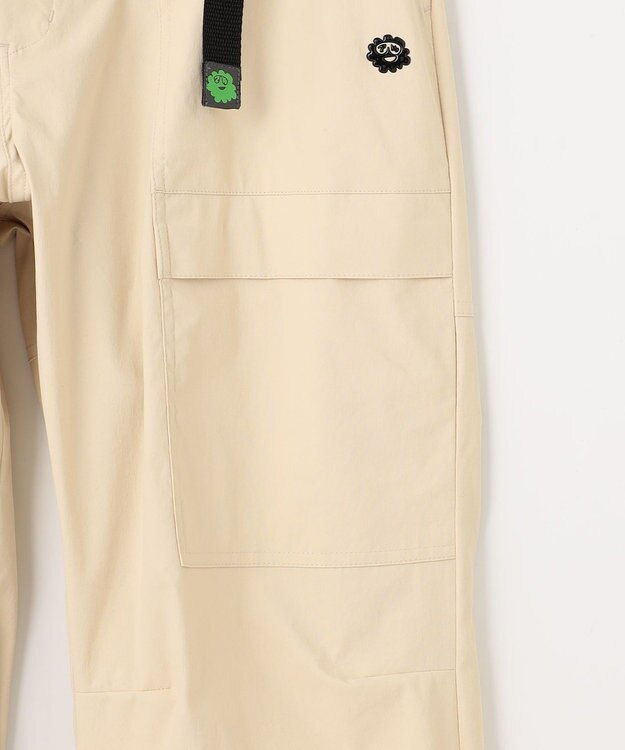 PW CIRCULUS 【撥水加工/ ストレッチ】【MEN】ベルト付 ワイドカーゴパンツ ゴルフ アイボリー系