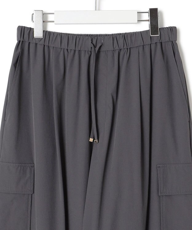 23区 【撥水加工/洗える】ナイロン2WAYストレッチ パラシュート パンツ グレー系