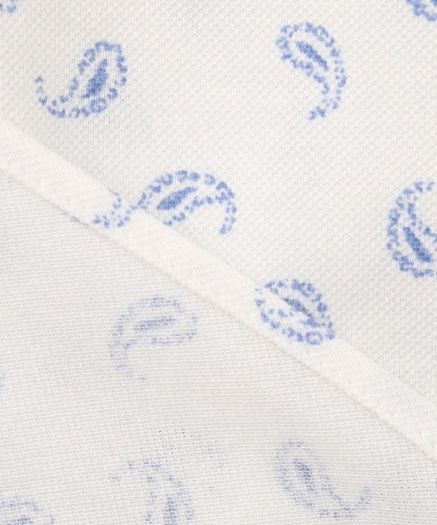 JOSEPH ABBOUD 【イージーケア】 ジャージーペイズリープリントシャツ サックスブルー系5