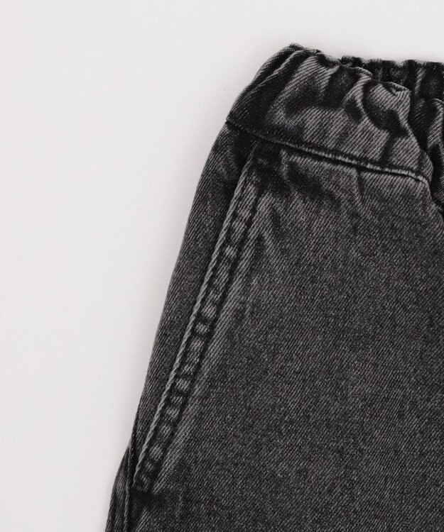 WEGO 【KIDS/150cm/160cm/ウエストゴム】デニムイージーカーゴパンツ（JUNIOR） デニムブラックソノタ