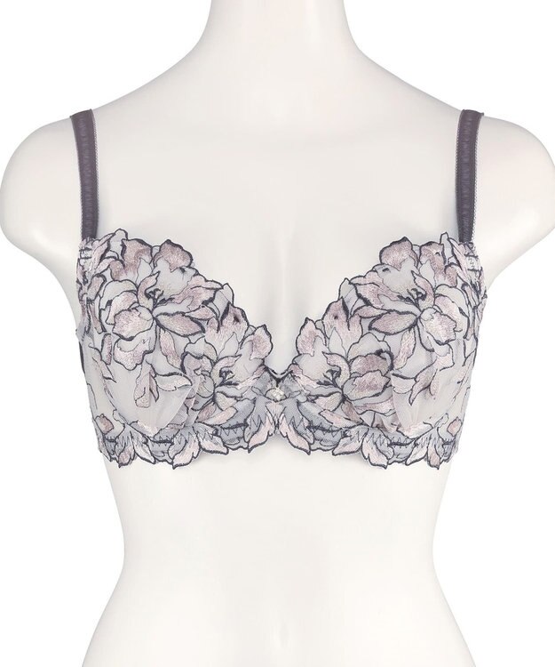 San-ai Resort（三愛水着楽園） エレガントコレクション【2411】単品ブラEFGカップ 【northerly】 グレー