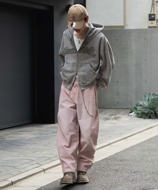 WEGO チェーン付きバルーンパンツ ピンク