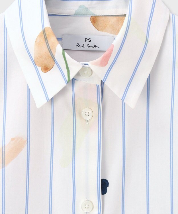 Paul Smith Mark Making プリント ブラウス オフホワイト