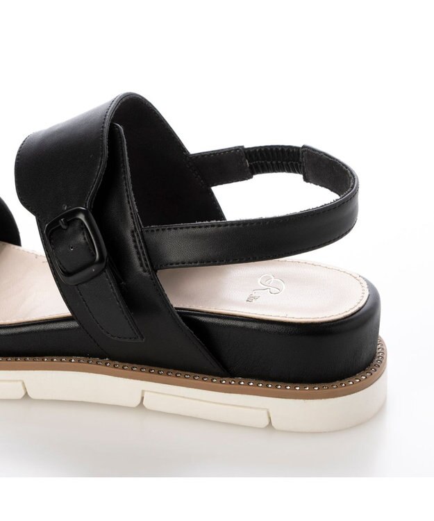 Riz raffinee <Riz raffinee>フッドベッドサンダル ブラック