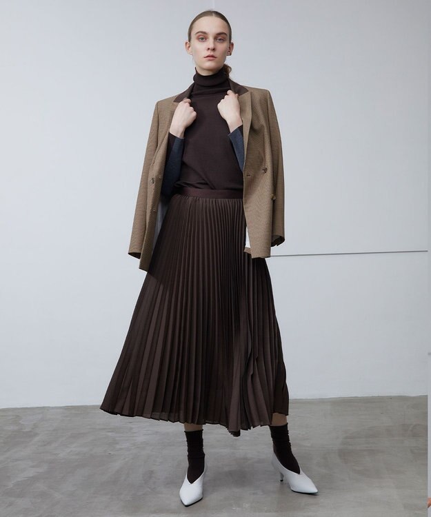 BEIGE， MOYE / プリーツスカート Cafe Noir