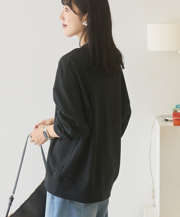 AMERICAN HOLIC ハンドストロークフォト裏毛プルオーバー Black