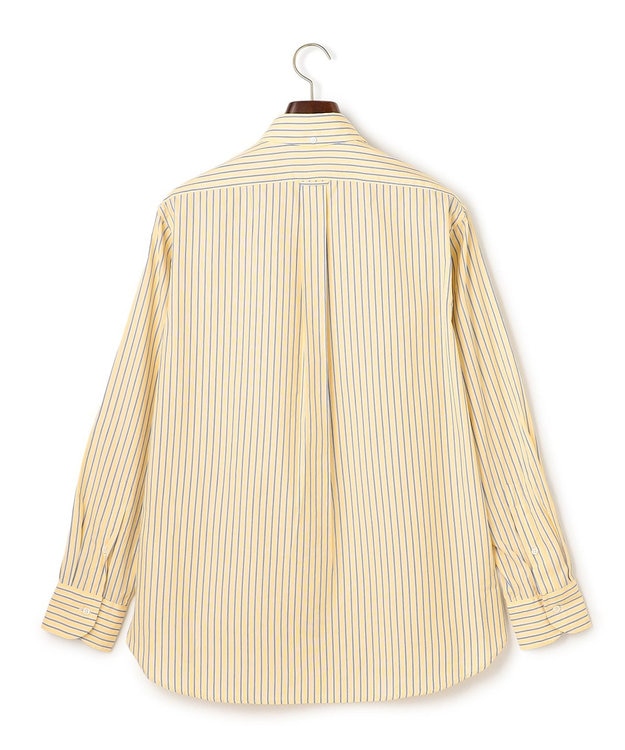 J.PRESS MEN ブロードマルチストライプ シャツ / B.D. イエロー系1