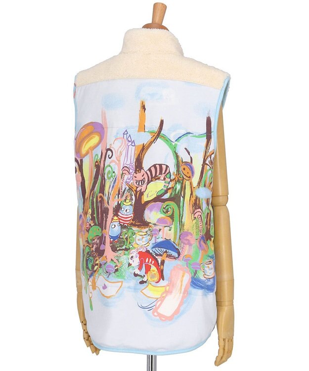 tsumori chisato SLEEP ツモリチサト ベスト 綿100％(表側) ノースリーブ ルームウエア レディース URX189 /ワコール サックス