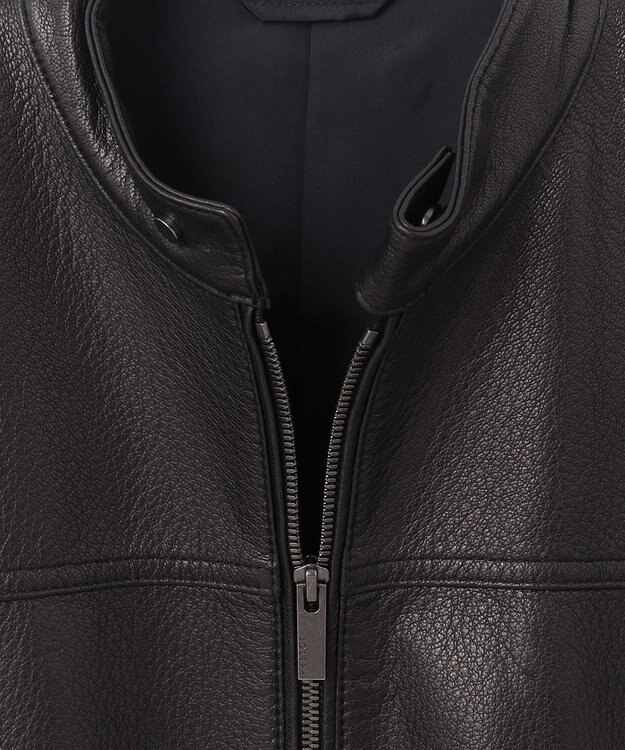 JOSEPH HOMME <WEB限定>ライトゴートシュリンクレザー　シングルライダース ブラック系