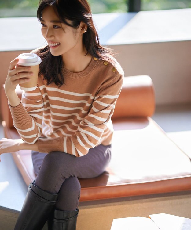 23区 【CLASSY.1月号掲載】ジョッキーベルト ブーツ ブラック系