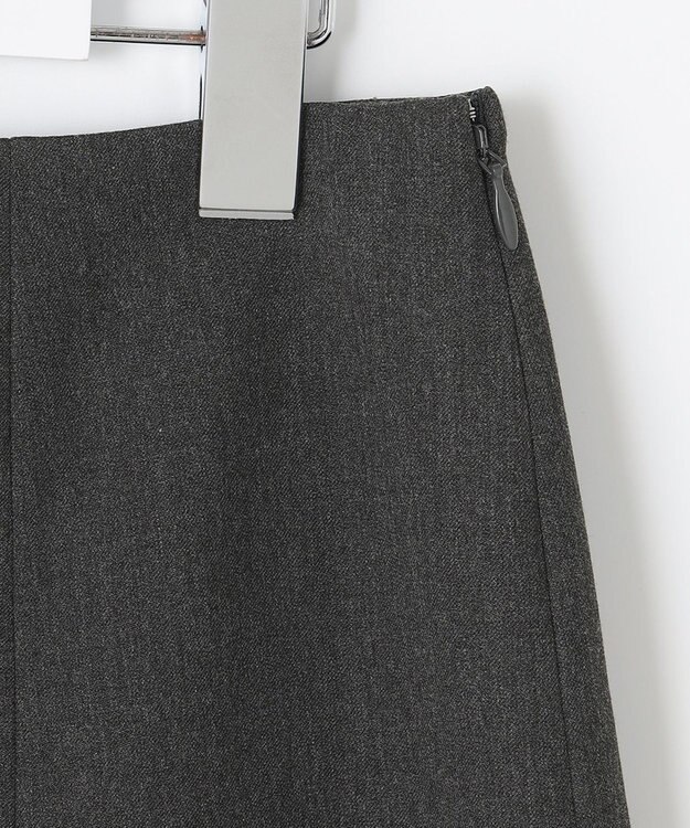 J.PRESS LADIES 【洗える】アルガンシルク スカート グレー系