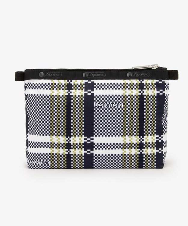LeSportsac COSMETIC CLUTCH/ピクセルスクランブルチェック ピクセルスクランブルチェック