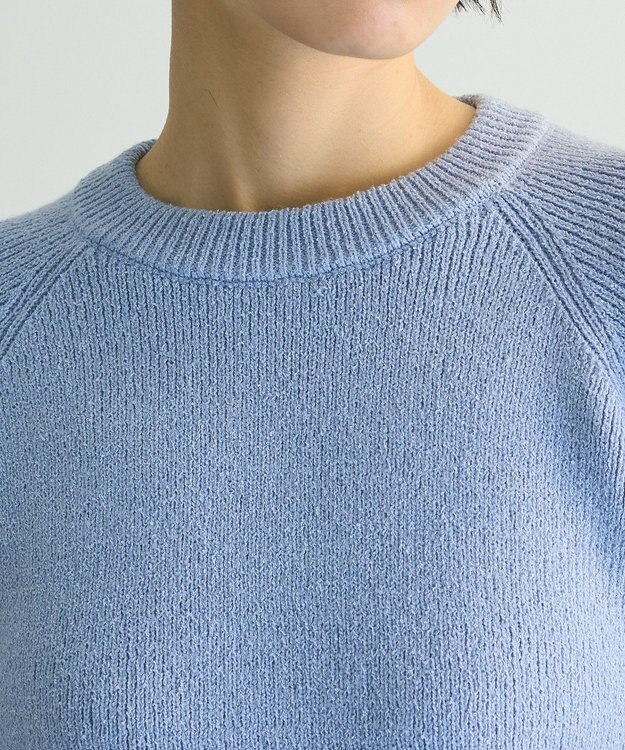 Green Parks armonia．袖フレアニットプルオーバー Blue