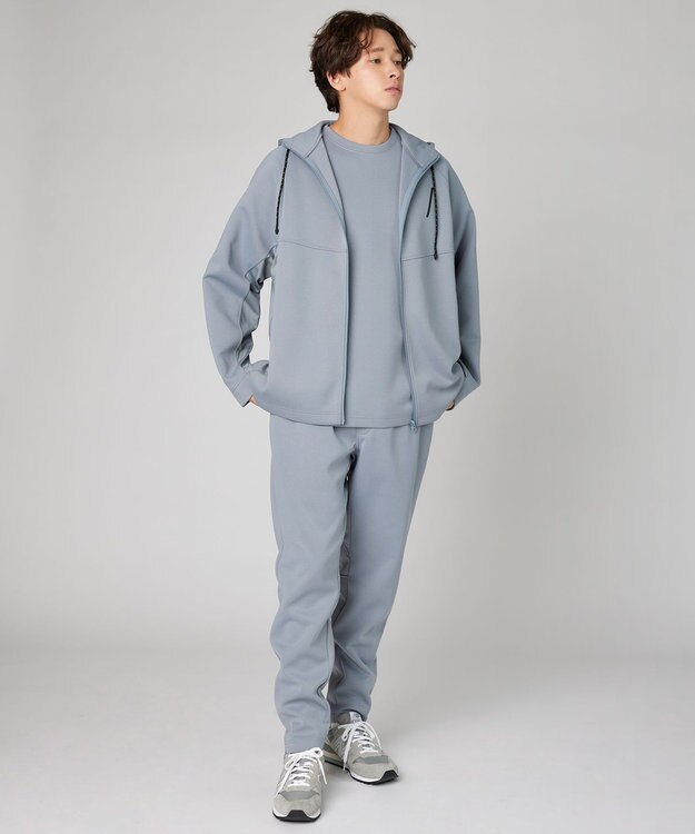 UNFILO 【ユニセックス】コンビジョグパンツ ブルー系