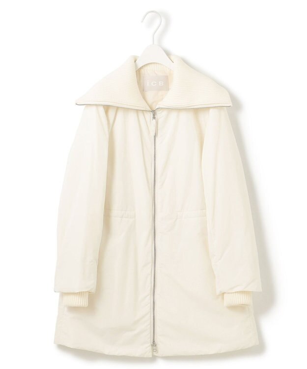 ICB ニットコンビアウター アイボリー系