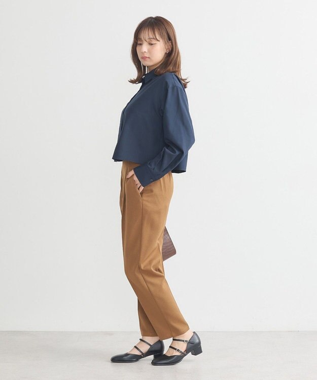 earth music&ecology テーパードパンツ Camel