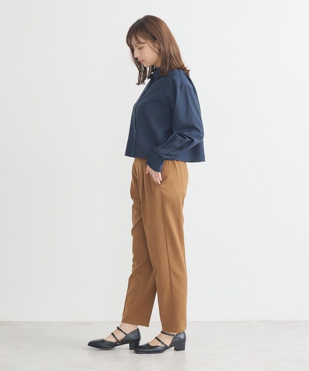 earth music&ecology テーパードパンツ Camel