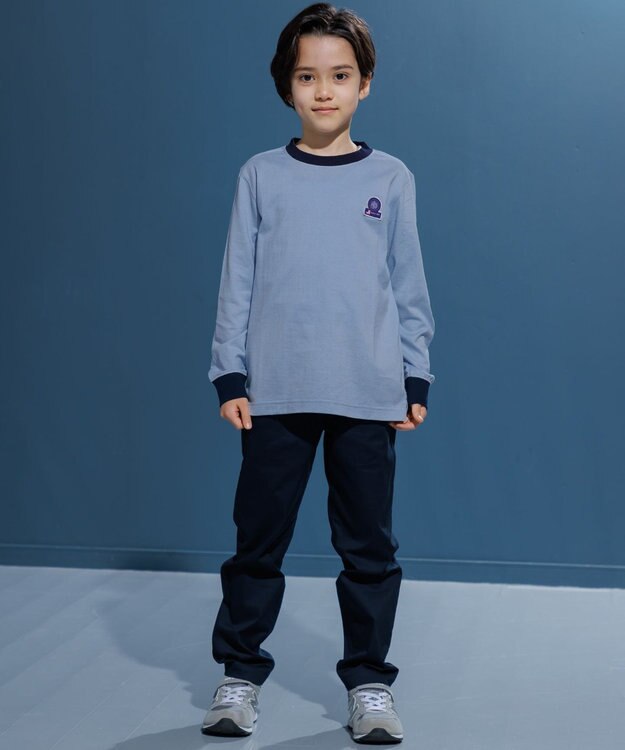 J.PRESS KIDS 【140-170cm】ベーシック ロゴカットソー サックスブルー系