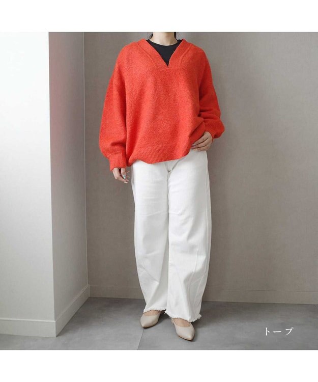 Pointer 日本製 本革美脚ローヒールパンプス トープ