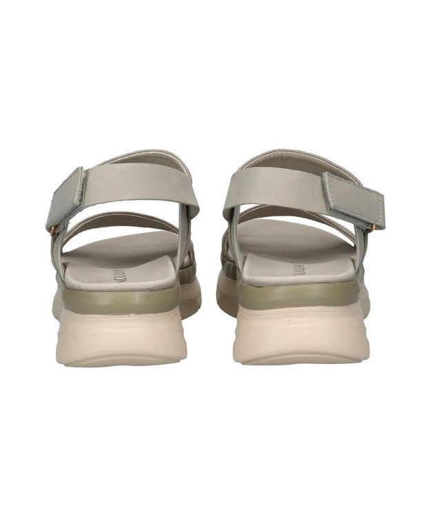 Bridget Birkin 【VINCULUM】ライトソールベルクロサンダル グレー