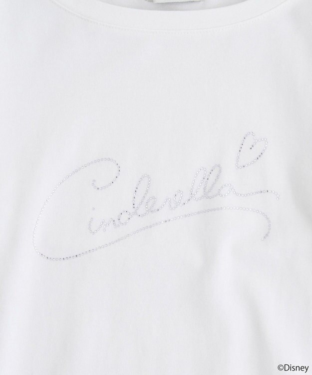 earth music&ecology シンデレラ／ビジューロゴプルオーバー White