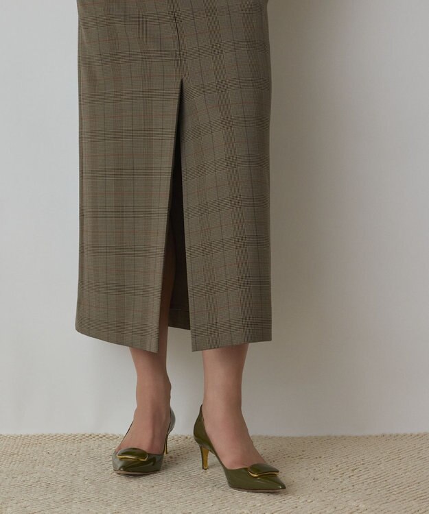 GRACE CONTINENTAL スーツ地ジャンパ－スカート マルチ