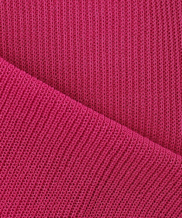 ICB 【洗える】コンパクトコイル 3wayサマーニット フューシャ系