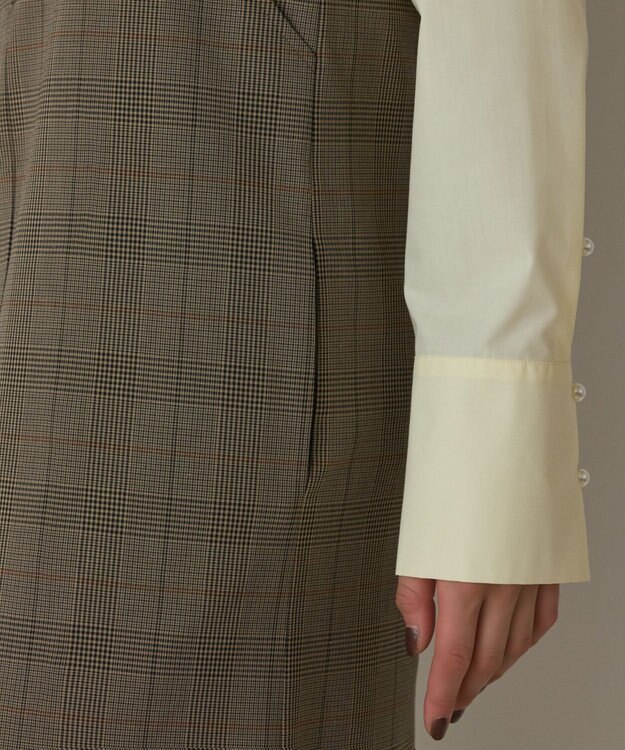 GRACE CONTINENTAL スーツ地ジャンパ－スカート マルチ