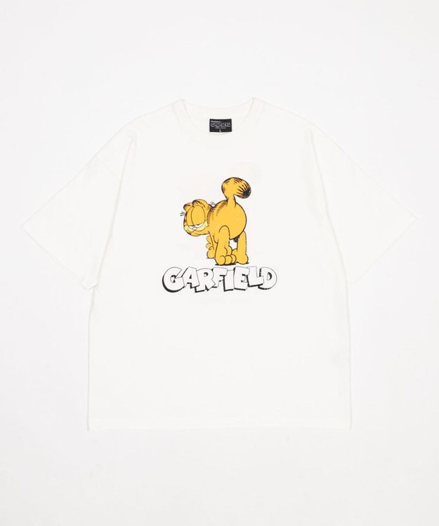 WEGO 【ユニセックス着用ITEM】GARFIELDグラフィックT（SS） ホワイト