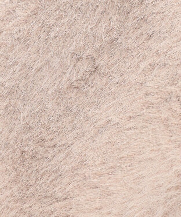 Feroux リボンファー ティペット ベージュ系