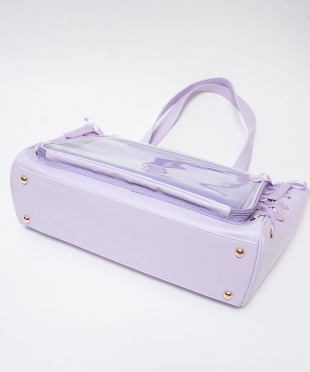 WEGO 【痛バ＆推し活グッズ】レースアップフレーム痛バッグS【一部店舗限定】 ライトパープル