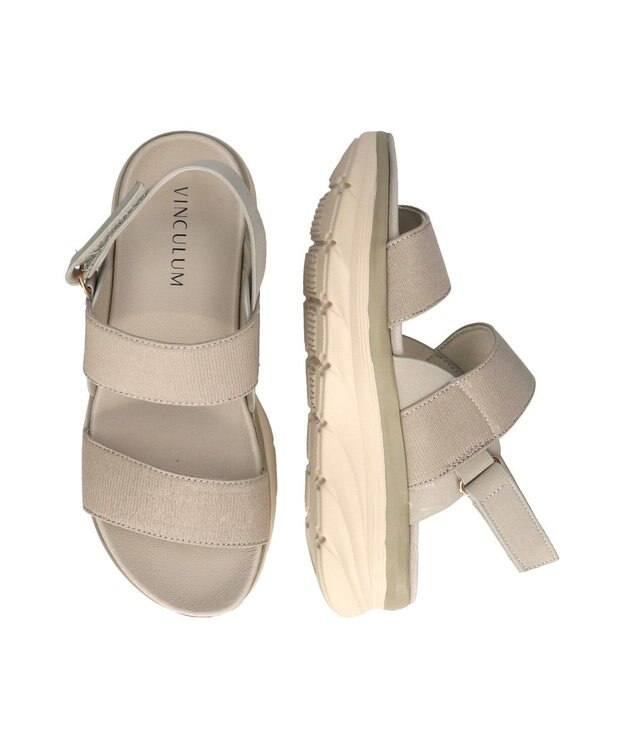 Bridget Birkin 【VINCULUM】ライトソールベルクロサンダル グレー