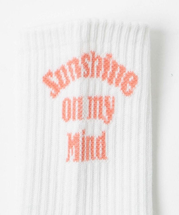 WEGO バックロゴリブソックス ホワイト