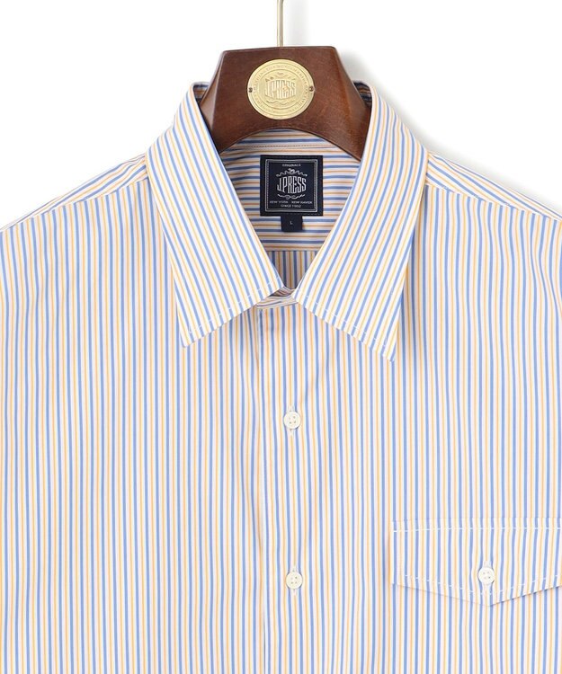J.PRESS MEN 【J.PRESS ORIGINALS】SOKTAS Regular Collar Shirt / Baggy Fit イエロー系1