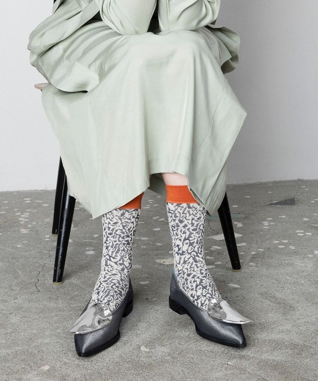 TRICOTE バンピーセサミソックス 39NAVY