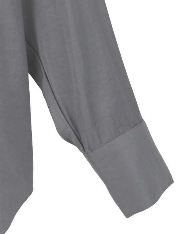 CRAFT STANDARD BOUTIQUE オーバーサイズサテンシャツ Gray