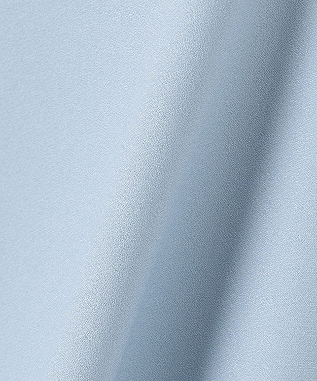 ICB 【接触冷感・UVケア・速乾・洗える】FluidBackSatin ワンピース ライトブルー系